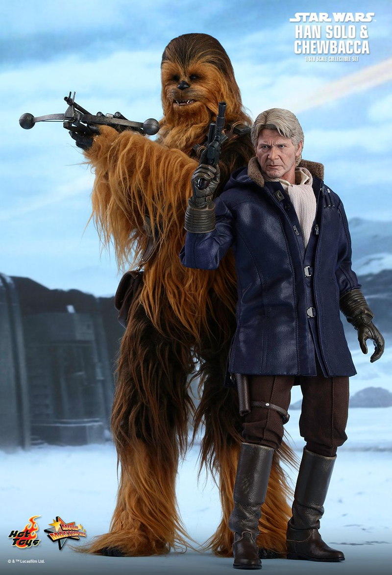 Illustration for article titled Hot Toys' Force Awakens Han Solo Is the Grumpiest Harrison Ford Figure Ever Made